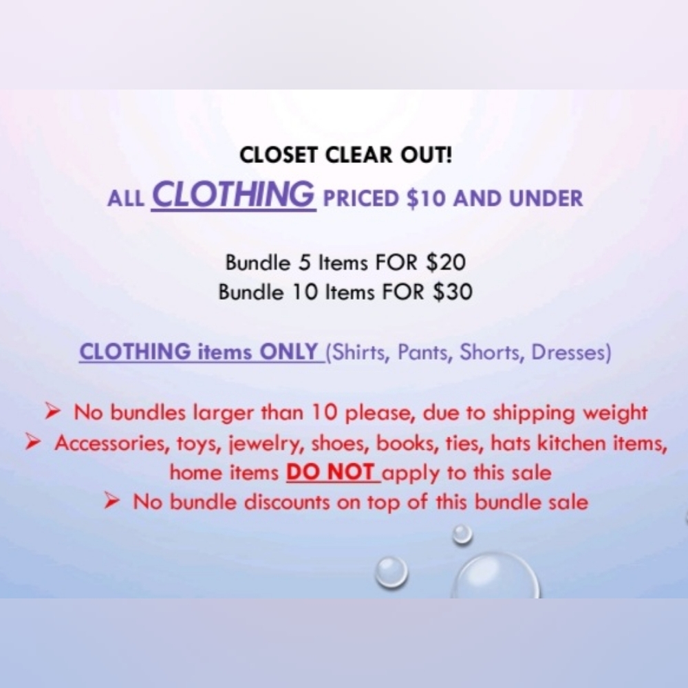 Bundle Sale